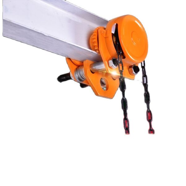 Talha de corrente Manual com trolley para Monovia e guindaste