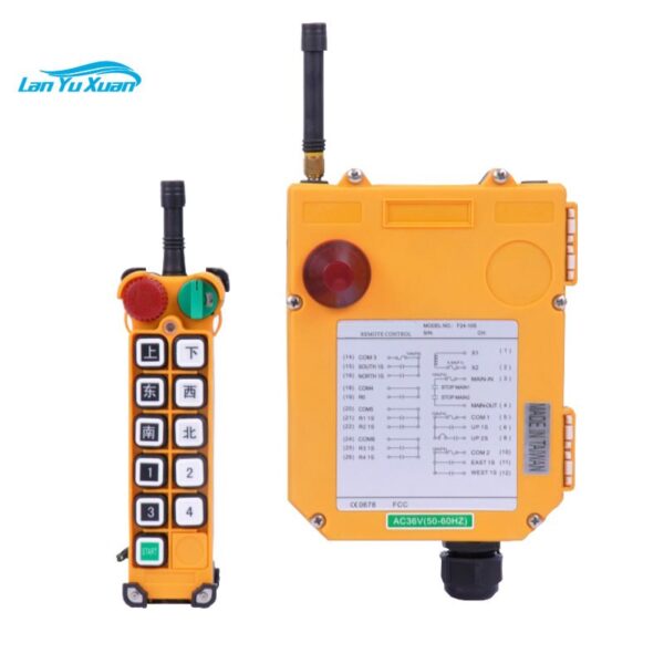 Controle remoto RF de velocidade dupla para grua elétrica, elevador universal, guindaste rádio controle, 12V, 10 chaves, venda quente