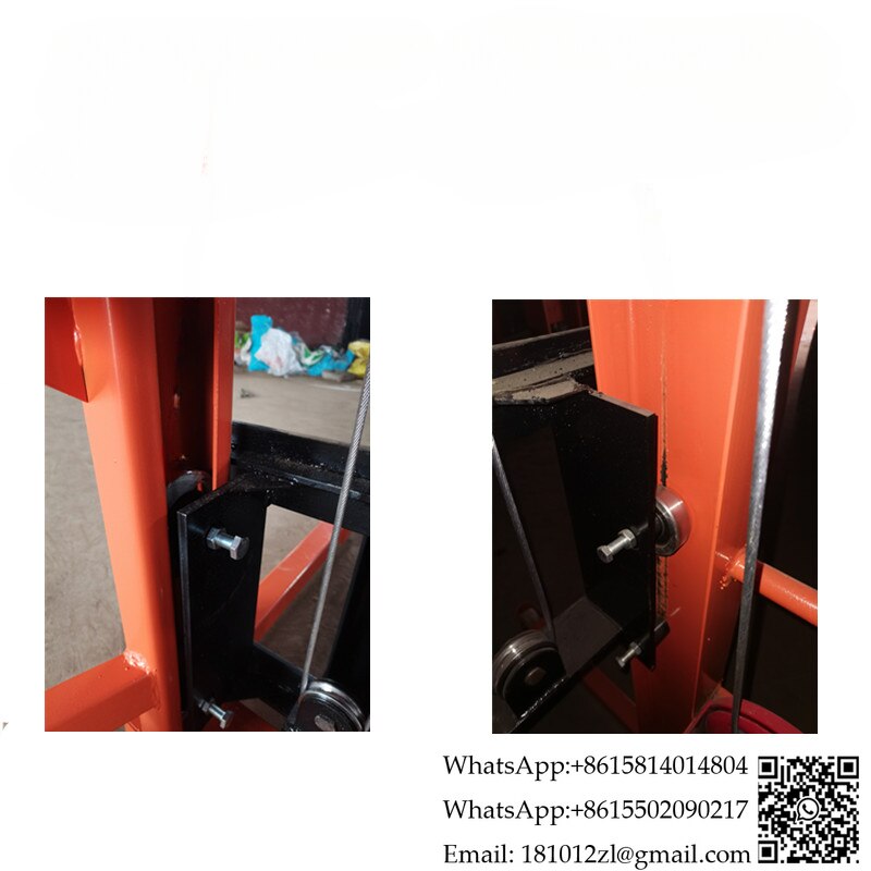 Empilhadeira hidráulica elétrica manual, Empilhador de elevação, Pequeno caminhão de carga e descarga, Cilindro, Carro de elevação, 1 Ton - Image 4