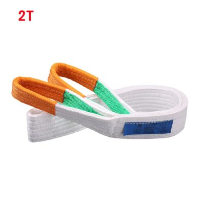 Flat Lifting Webbing Tape Sling, Industrial, de alta resistência, carga, elevação, tecido Strap, 2t