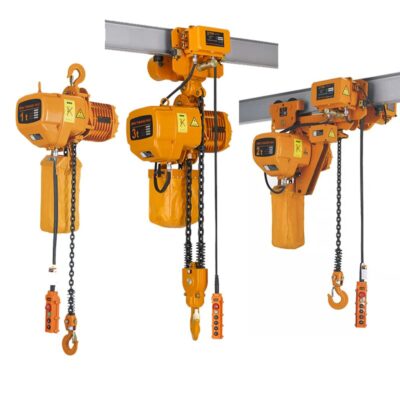 Talha elétrica de corrente com botoeira e trolley cap. 5 toneladas - Grua Chain elétrica, 5 Ton, 6m