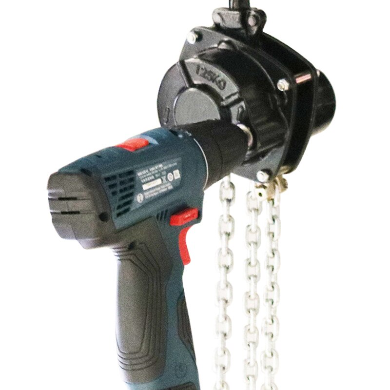 Grua de corrente elétrica sem fio portátil, guincho de broca, 3M Chian, 0.125T, 0.25T, 0.5T, 1T, novo - Image 2