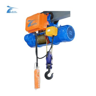 Grua elétrica do monotrilho da grua da alavanca da corda do fio de 3 toneladas para o levantamento dos bens