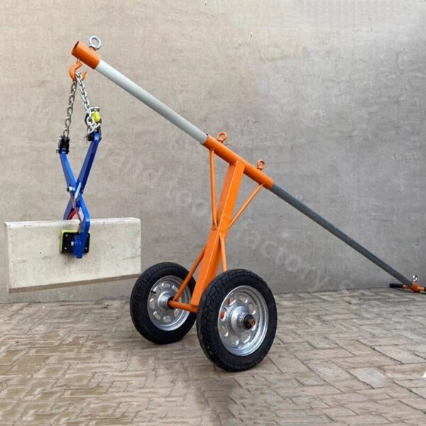 Heavy Stone Moving Wheel, Easy Lifting Clamp, Peso Carregado, Manuseio e Instalação Tool Cart, Roadside, Até 250kg