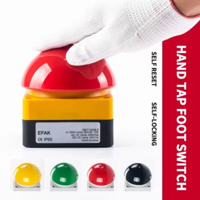 Interruptor Auto-Resto do Botão Cogumelo, Pedal de Bola, Mão Clap, Juízes, Luz, Botão Trigger, Jogo à prova d'água, Resposta Buzzer, 1 pcs, 5 pcs, 20pcs