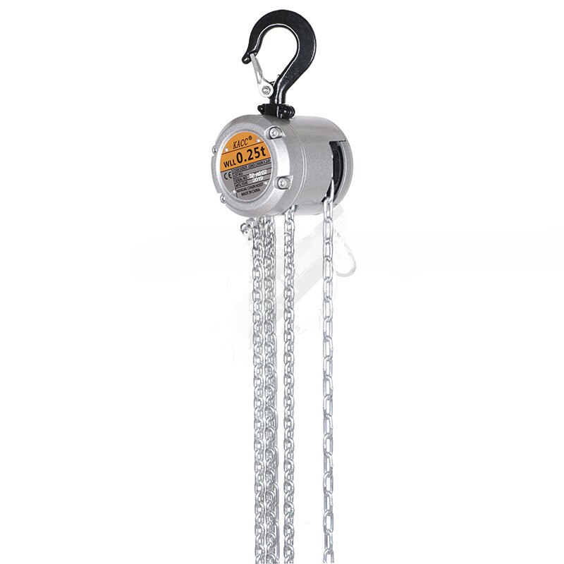 KACC-Mini Mão Cadeia Talha Gancho Mount, Alavanca Manual Portátil, Bloco de elevação, Elevador, Certificado CE, 0,25 Tonelada, 0,5 Tonelada Capacidade, 3 Metro - Image 3