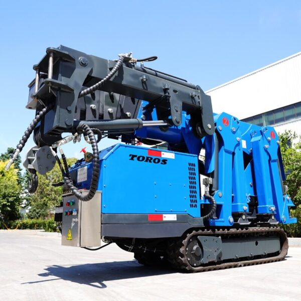 Spider Crawler Crane para espaço pequeno, alta eficiência, pista de elevação, braço rotativo, guindastes de controle remoto, entrega rápida