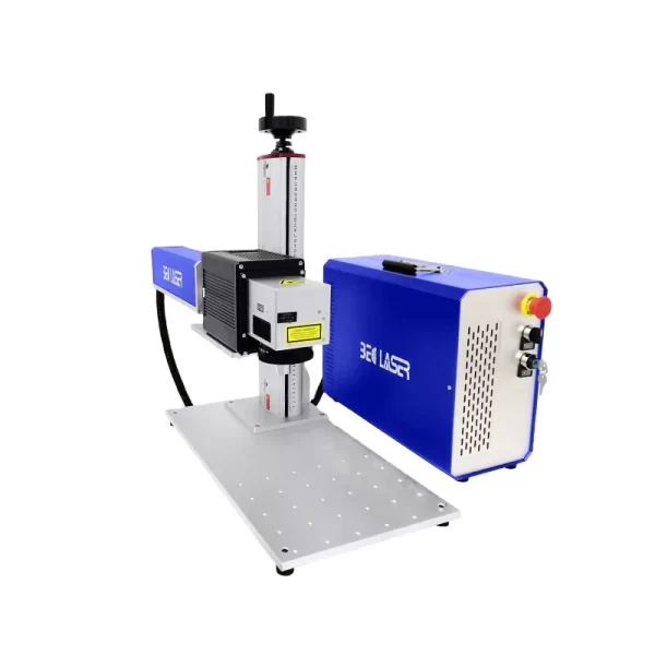 3D 30w 50w 100w fiber laser marking machine for lamps die making engraving metal mold dial curved surface