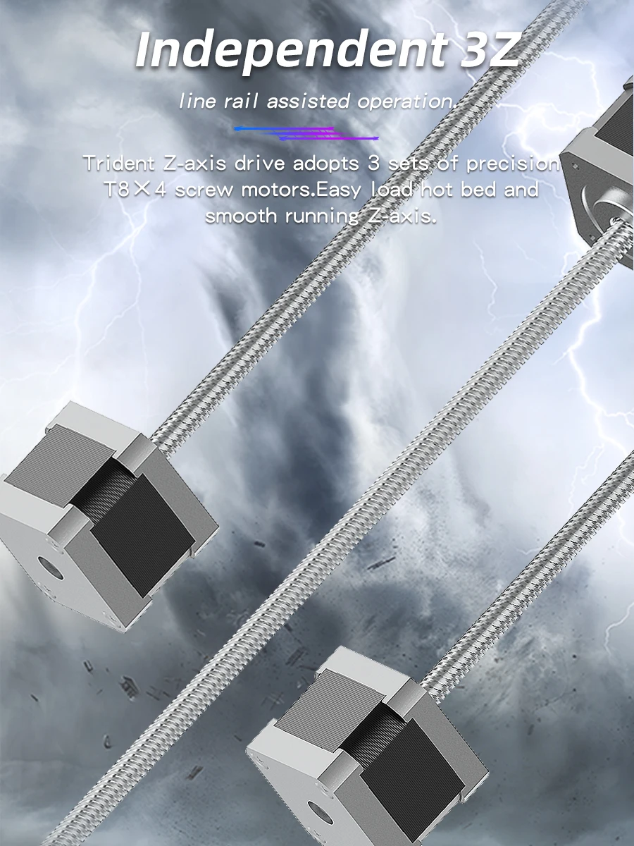 3d Printer Upgrade Auto Leveling 3D Printer Kit Diy Free 10m Filament LCD 3 D Printer With Aluminum - Image 5