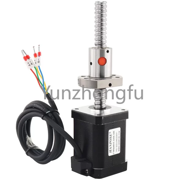C5 48mm current 1.8 to 52n cm NEMA 17 360 Ball screw motor, high precision