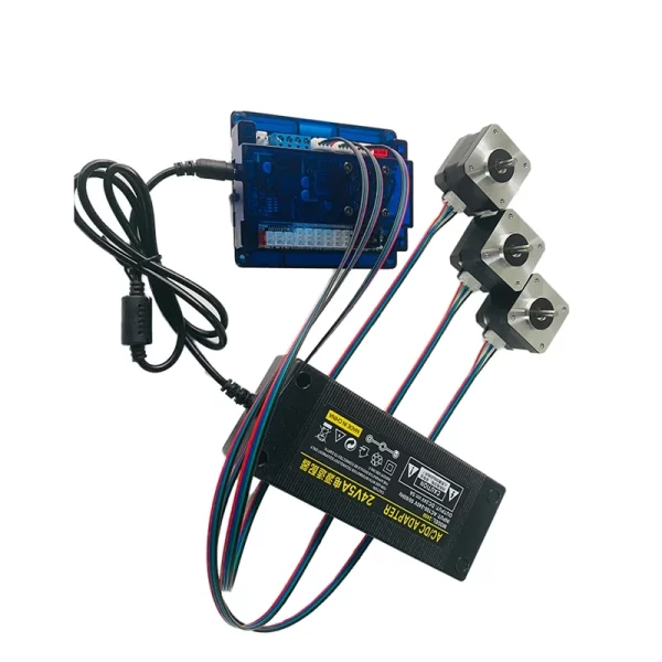 CNC Engraver Machine Controller Kit 3 Axis GRBL Control Board With Nema 3 Pcs 17 Stepper Motor And Supply