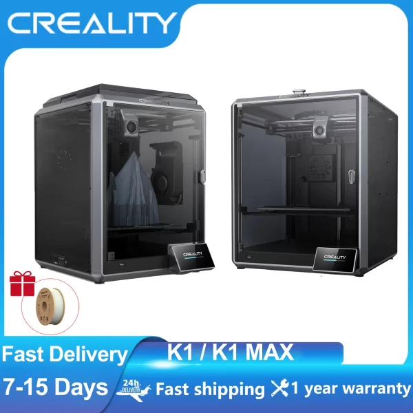 CREALITY K1/K1MAX 3D Printer Max Flow Powerful Dual Fan Cooling Hotend Printing Speed 600MM /S Dual-gear Direct Drive Extruder