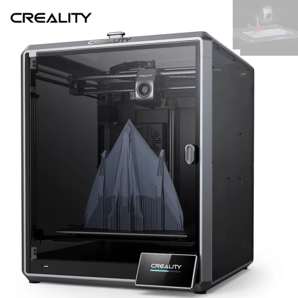 CREALITY K1 Max 3D Printer AI Camera Versatile AI LiDAR Hands-Free Dual-Gear Direct Drive Speedy 600mm/S 300*300*300 Large Build