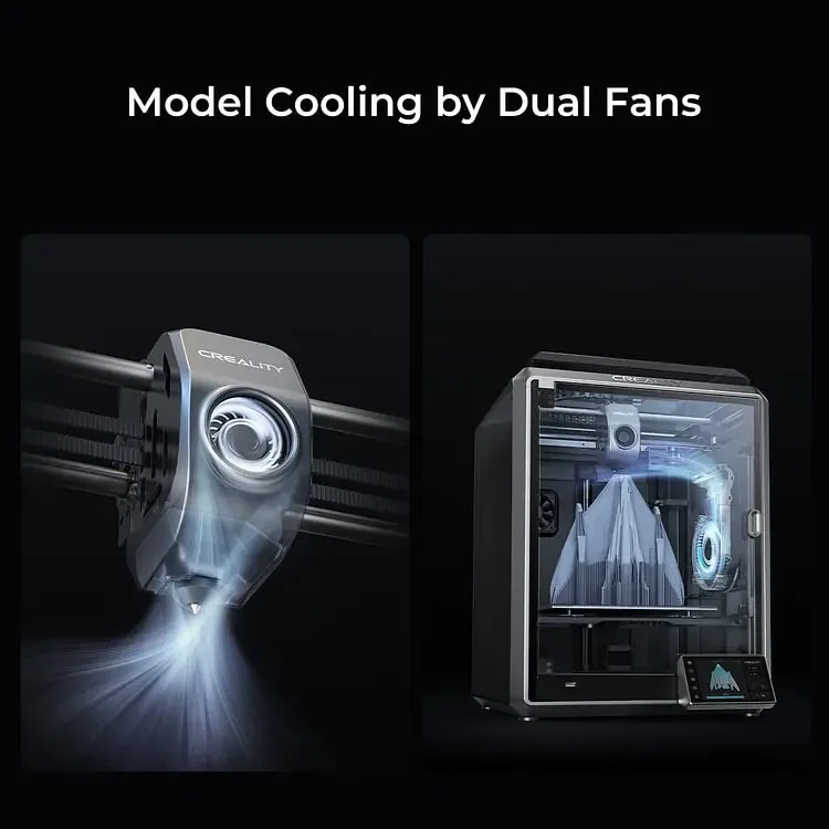 Creality K1 Speedy 3D Printer 600mm/s High Speed Printing Auto Leveling Dual-gear direct drive extruder 32mm³/s Max Flow Hotend - Image 5