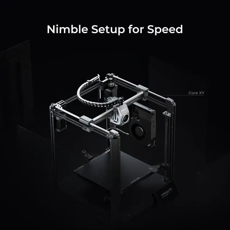Creality K1 Speedy 3D Printer 600mm/s High Speed Printing Auto Leveling Dual-gear direct drive extruder 32mm³/s Max Flow Hotend - Image 6