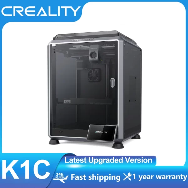 Creality K1C 3D Printer With AI Camera 600mm/s High Speed Printing Auto Leveling Carbon Fiber Filled All-Metal Extruder Printer