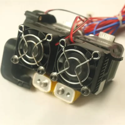Funssor 1 set*MK10 dual Extruder Assembly full kit 1.75mm Nema 17 motor compatible Flashforge/Wanhao/CTC 3D printer spare parts