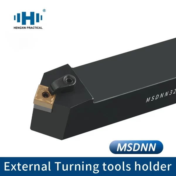 HENGXIN External Turning Tools Holder MSDNN 4040R19 SNMG120408 150612 Carbide Inserts SNMG Lather CNC Machine Bar Cutting Tool