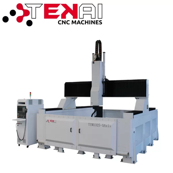 Jinan Tekai 5 Axis ATC CNC Router Wood Carving Machine For Polyurethane Automotive Car Boat Foam Mould