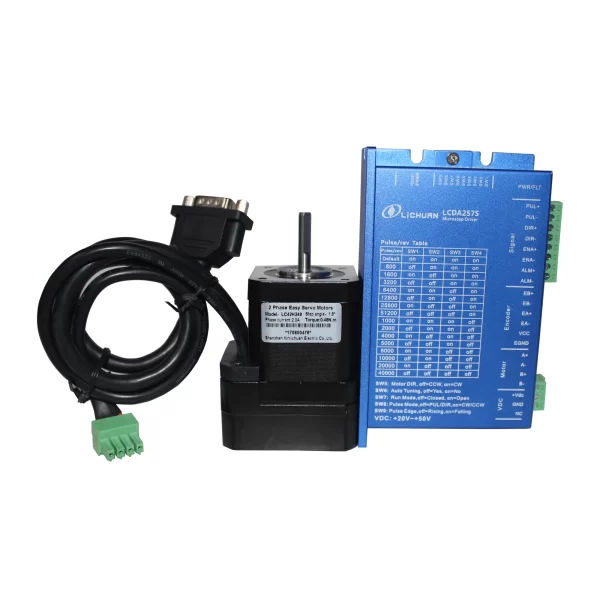 Lichuan Nema17 closed loop stepper motor wtih driver kit nema 17 hybrid servo 0.72Nm LCDA257S LC42H261