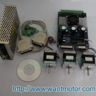 New Arrival! Wantai 3 Axis Nema 17 Stepper Motor 42BYGHW811 70oz-in Power 4 Axis Board CNC Mill Laser Engraving Best Selling