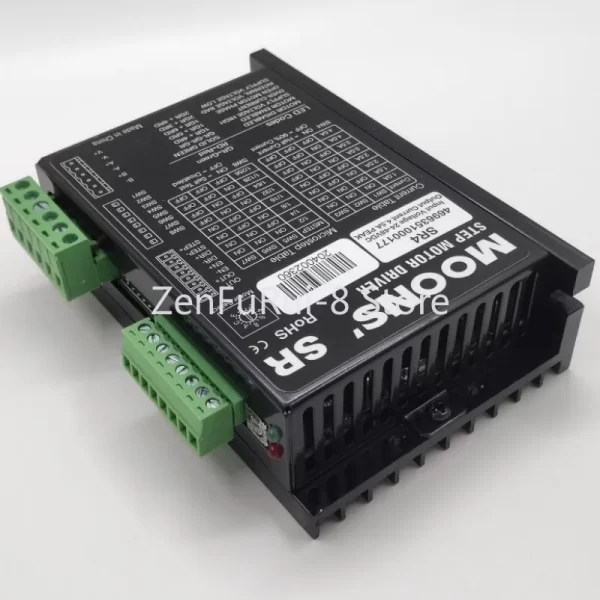 Original MOONS SR4 2-phase DC input stepper drive 4.5a micro step stepper motor drive for Nema 17 23 hybrid motor stepper