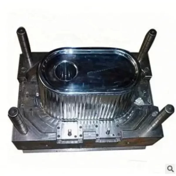 Plastic Mop Bucket Injection Molding Molds Customized Two Color / Multicolor