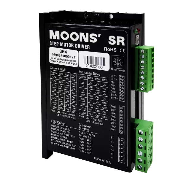 SR4 2-phase DC input stepper drive 4.5a micro step stepper motor drive for Nema 17 23 hybrid motor stepper