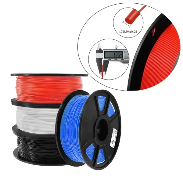 Twotrss 3D Printer Filament ABS PLA Filament 1kg Supplies for RepRap Ender 3 Pro CR10 Bluer SP-5 1.75 Impressora 3D Filamento