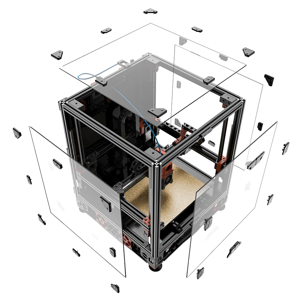 Voron 2.4 V2.4 R2 Full Kit DIY CoreXY 350x350x350mm 3D Printer Full Kit High Quality Parts Kits Impresora 3D Printing - Image 6