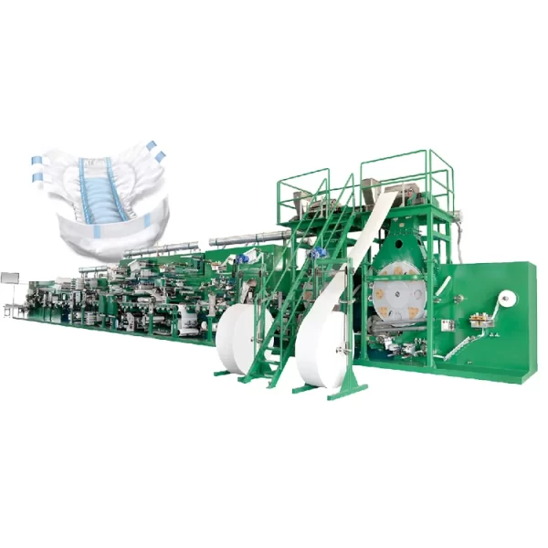 YUGONG Full Servo Automatic Baby Diaper Line Equipment Production Line Disposable Baby Diaper Making Machine Price