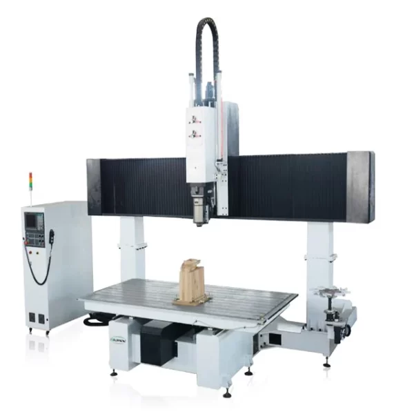 cheap 5 axis cnc router foam 5axis cnc wood carving machine with automatic tool changer