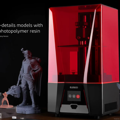 ELEGOO-SATURN 2 Impressora 3D Mono MSLA, Resina UV Fotocurando, 8K LCD, 10 ", 8K LCD Tamanho De Impressão, 219x123x250mm