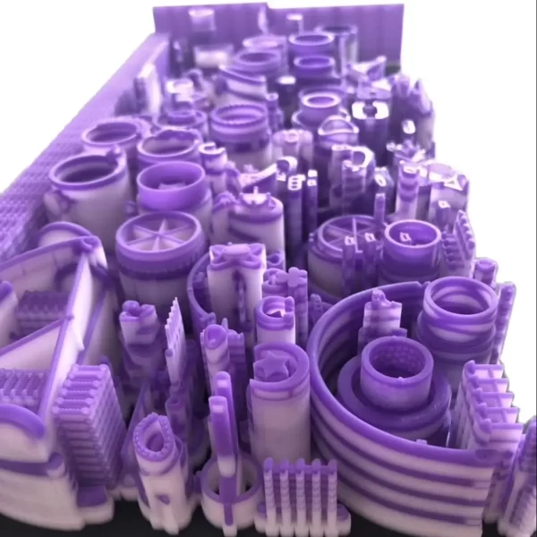 Jóias alta cera água resina uv impressora 3d baixa cinza phrozen octavelight sparkmaker brilhando dlp lcd sla roxo 1000ml