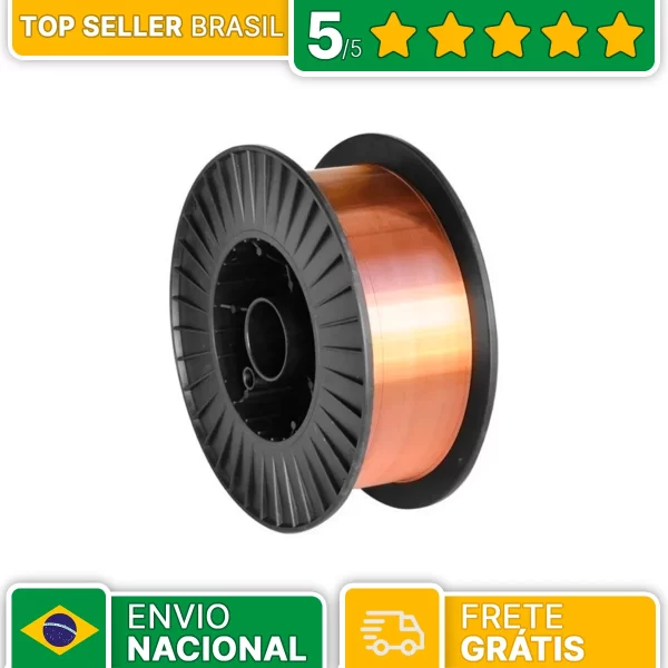 Rolo Arame Solda Mig Eco 1.0mm Carretel 15kg Titanium