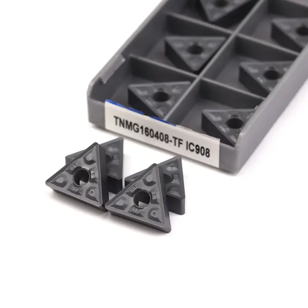 TNMG160404 TF IC907 Ferramentas de torneamento externo, Carbide Insert, Lathe Cutter Tool, Lathe Tool, Turning Insert