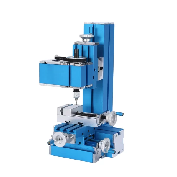 Mini torno de metal diy máquina de trituração em miniatura miller 100-240v carpintaria ferramenta de processamento de alumínio de metal mini máquina de trituração