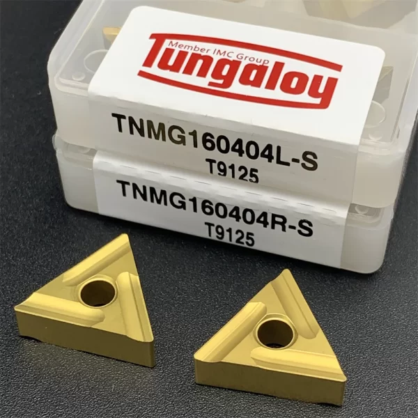Ferramentas De Torneamento Externas De Alta Qualidade, Inserções De Carboneto, Peças De Aço, Ferramentas De Torno CNC, TNMG160404L-S T9125, 10Pcs
