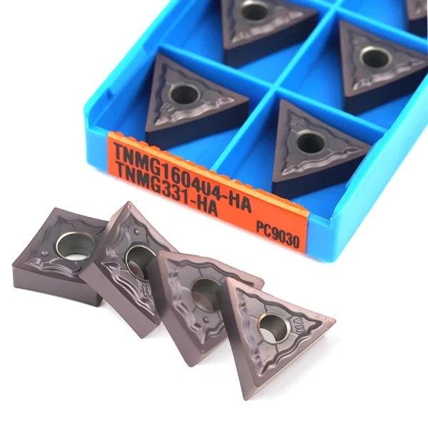 Pastilha para Torneamento CNC 10 Pçs tnmg160404 tnmg160408 ha pc9030 cnc torno inserção carboneto lâmina cnmg120404 wnmg080404 metal turningtool para aço inoxidável