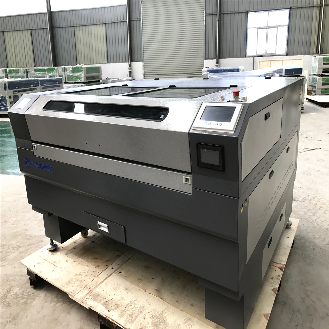 Máquina de gravura fina econômica europeia do laser da linha central do tamanho 3 do cortador de aço 130*90cm da máquina de corte 0-3mm do metal para o negócio de samll - Image 5