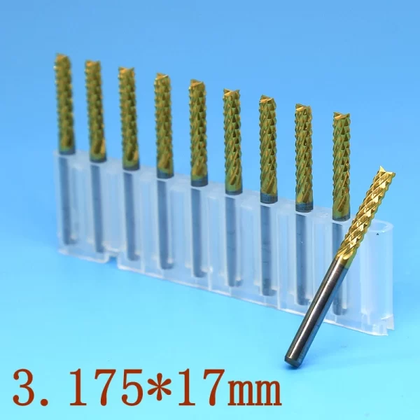 Fresadora cnc de metal, fresa de morango, pcb, cortador de dentes de milho, carboneto de tungstênio, gravura cnc, roteador para cortar madeira