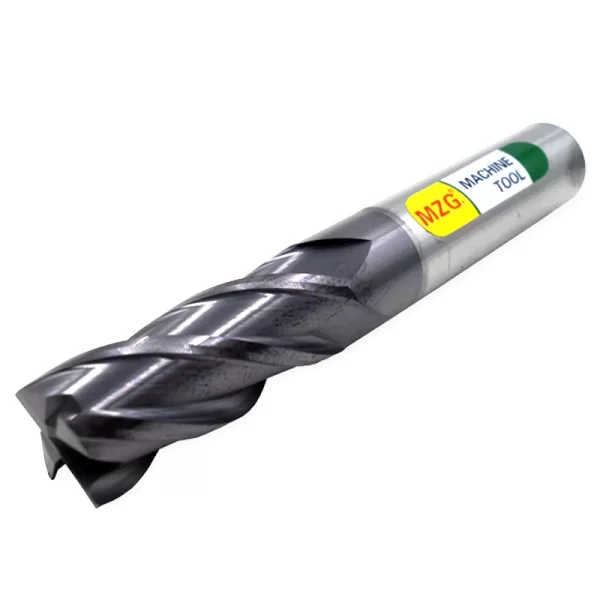 MZG-Tungsten Steel Milling Cutter, Ferramenta de carboneto de liga, End Mill Cutting, 4mm, 5mm, 6mm, 8mm, 12mm, HRC50