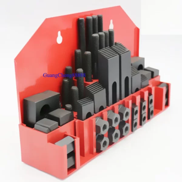 Fresadora de Fixação de Metal, Grampo de Moinho, M12 58 Unidades Kit, Vice Holding Tool, Alta Qualidade, em setembro