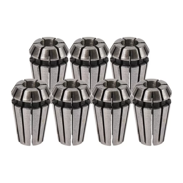 Ferramenta de mandril de pinça, 7 peças, 1-7mm, er11, suporte, pontas de mola, para máquina de gravura cnc e ferramenta de torno de mola