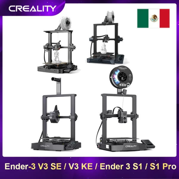 Creality-Impressora 3D Desktop de Alta Precisão, Ender-3, V3 SE, Ender 3 S1, V3 KE, FDM, Impressão, Retomar, Toque, Automático