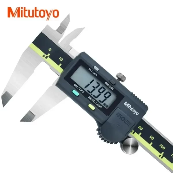 Pinças de Vernier Mitutoyo-LCD Digital, Medição Eletrônica, Aço Inoxidável, 150mm, 200mm, 300mm, 500-197-30, 8"