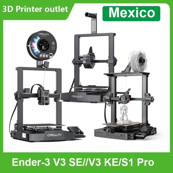 Crealidade ender-3 v3 se/ender 3 s1/v3 ke/v3 impressora 3d, função de impressão fdm alta precisão