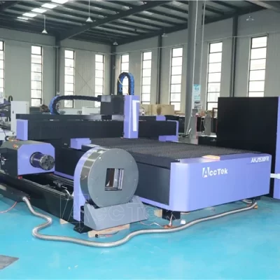 Máquina De Corte De Tubulação De Aço Inoxidável, CNC Fiber Laser Pipe Cutting Machine, Equipamento Industrial