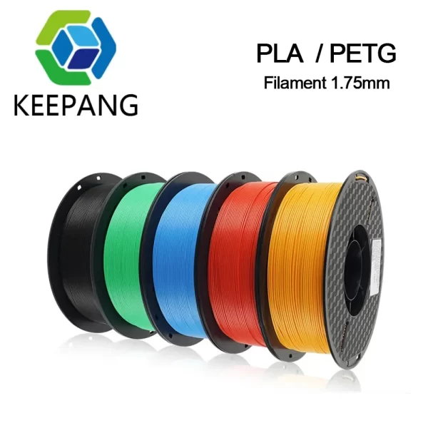 Kee Pang-Filamento PLA PETG, Impressão 3D, Ecológico, Consumíveis Plásticos, Alta Qualidade, 1,75mm, 1kg, £ 2,2, Impressora 3D