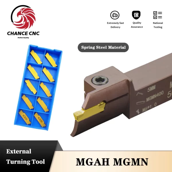 Mgah320 mgah325 mola de aço entalho ferramenta titular extremidade reversa externo rosto sulco cortador cnc torno mecânico inserção mgmn